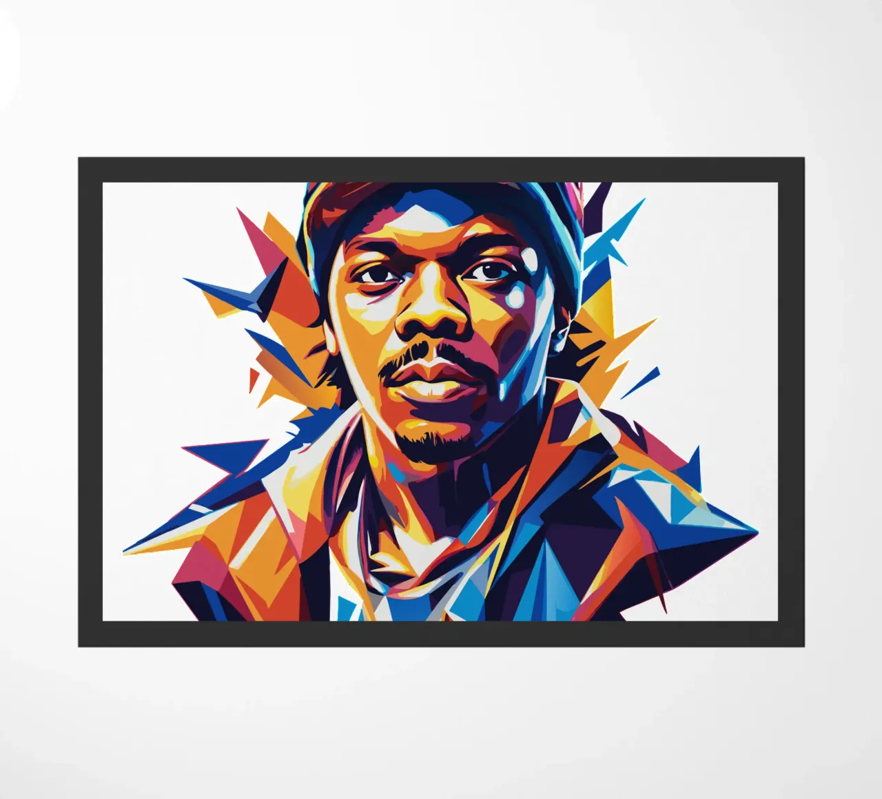 Dababy Portrait in WPAP Pop Art zerbino da vectorartnesia