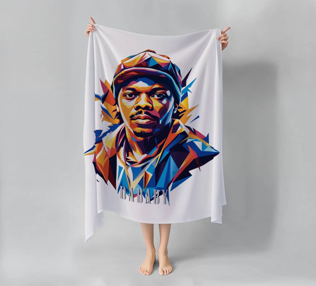 Dababy Portrait in WPAP Pop Art telo mare da vectorartnesia