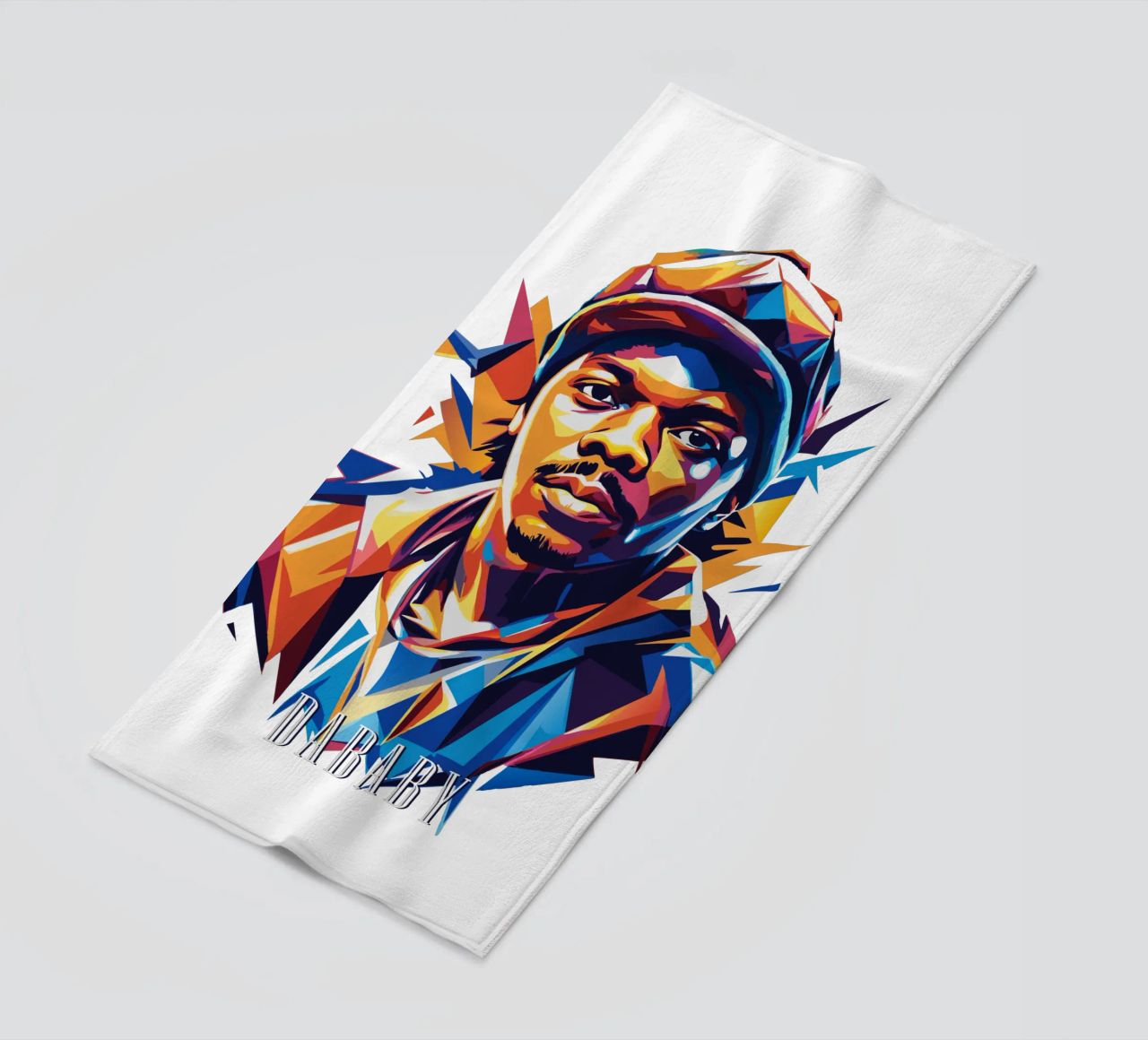 Dababy Portrait in WPAP Pop Art telo mare da vectorartnesia