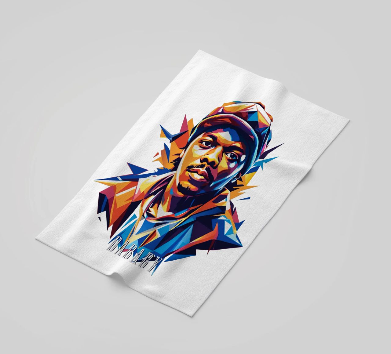 Dababy Portrait in WPAP Pop Art telo mare da vectorartnesia