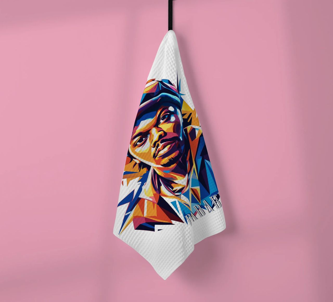 Dababy Portrait in WPAP Pop Art canovaccio da cucina da vectorartnesia