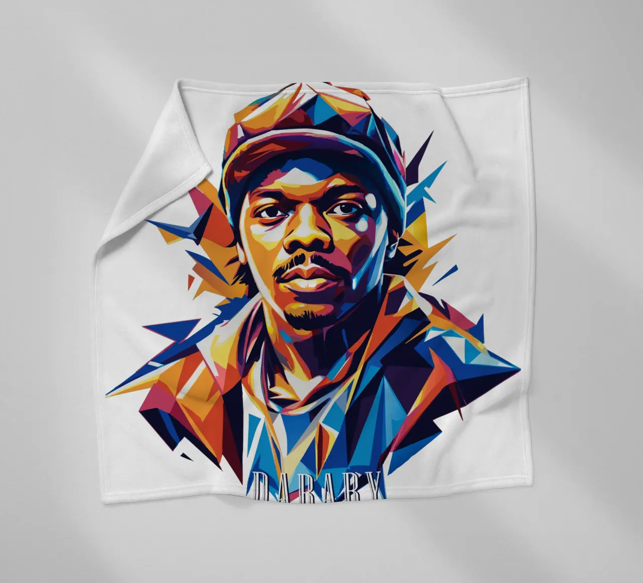 Dababy Portrait in WPAP Pop Art coperta in pile da vectorartnesia