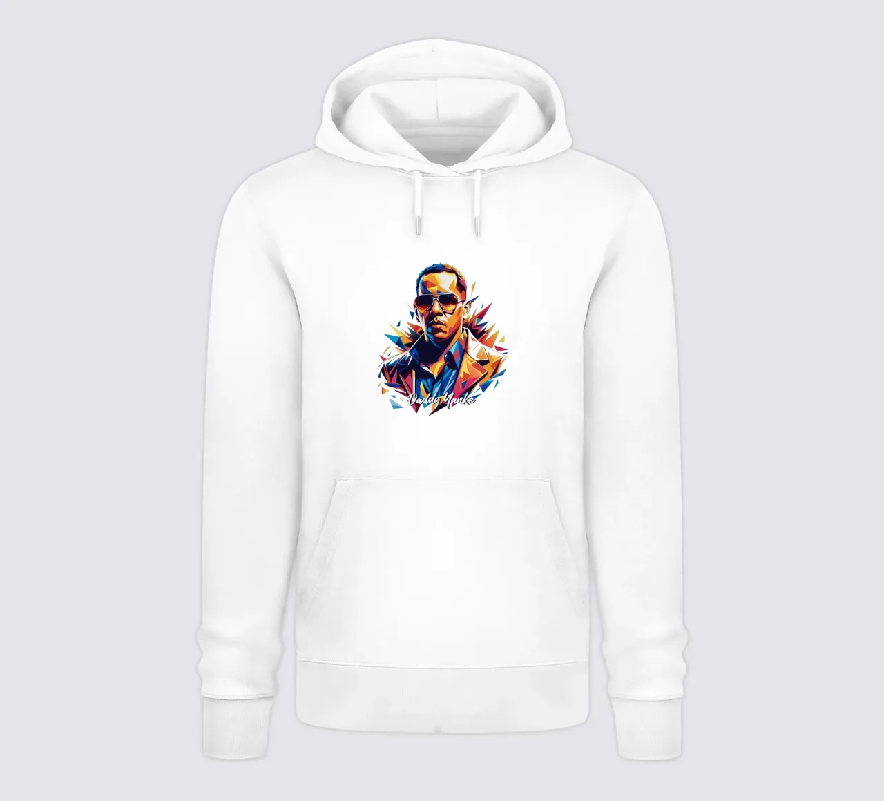 Daddy Yanke Portrait in WPAP Pop Art hoodie by vectorartnesia