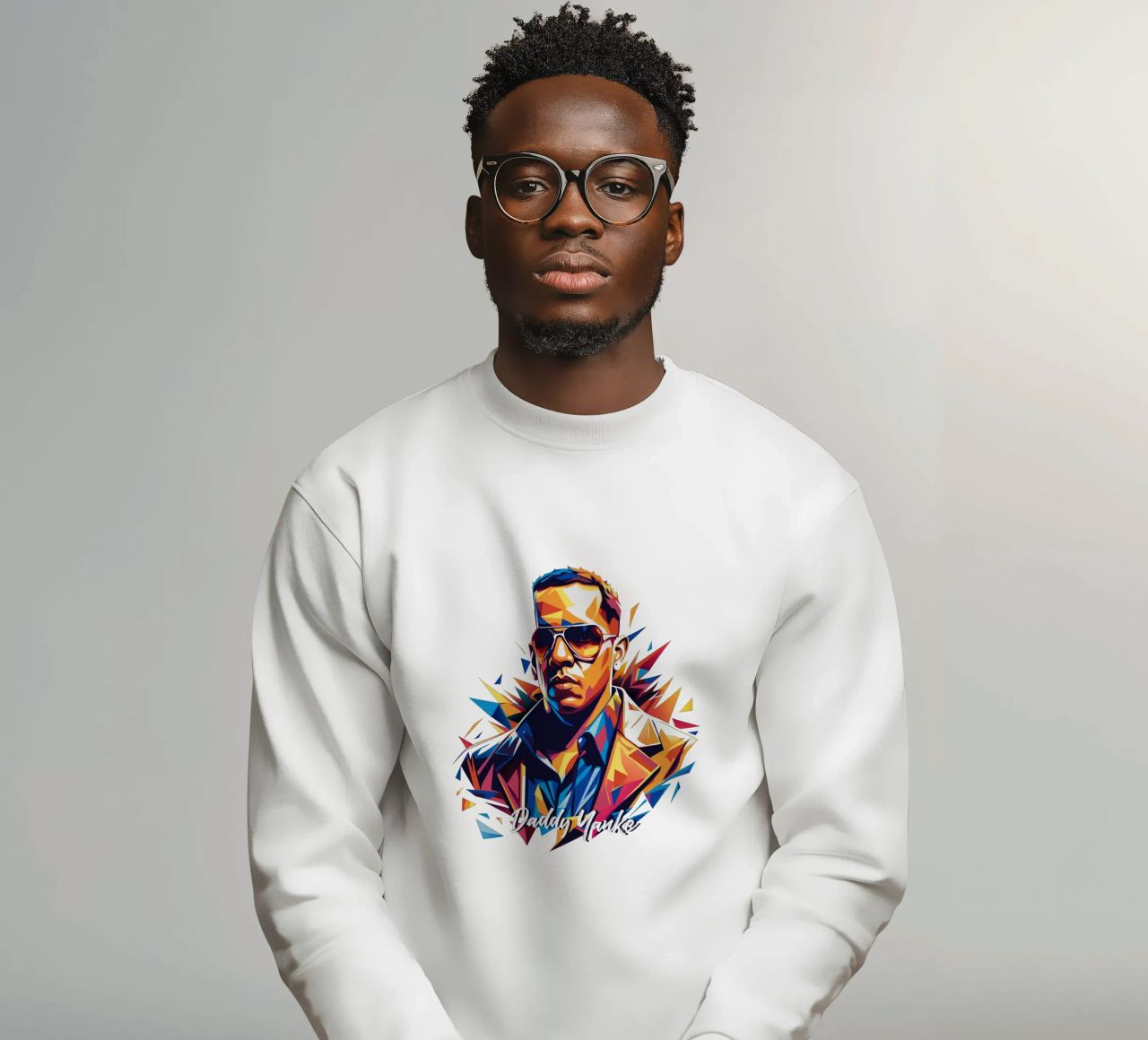 Daddy Yanke Portrait in WPAP Pop Art felpa da vectorartnesia