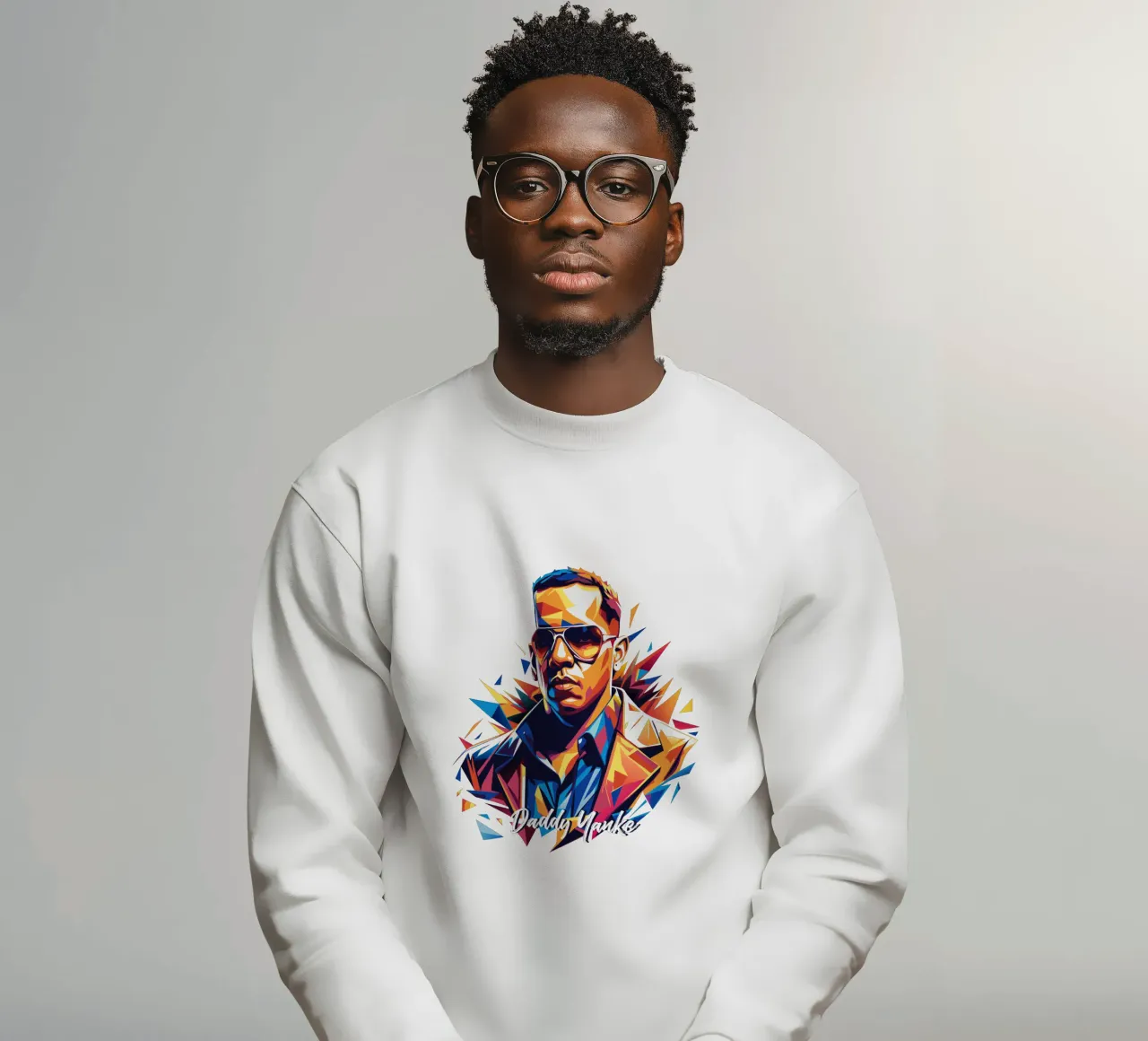 Daddy Yanke Portrait in WPAP Pop Art felpa da vectorartnesia