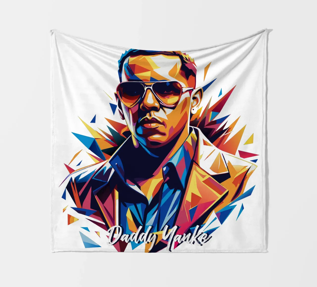 Daddy Yanke Portrait in WPAP Pop Art coperta in pile da vectorartnesia