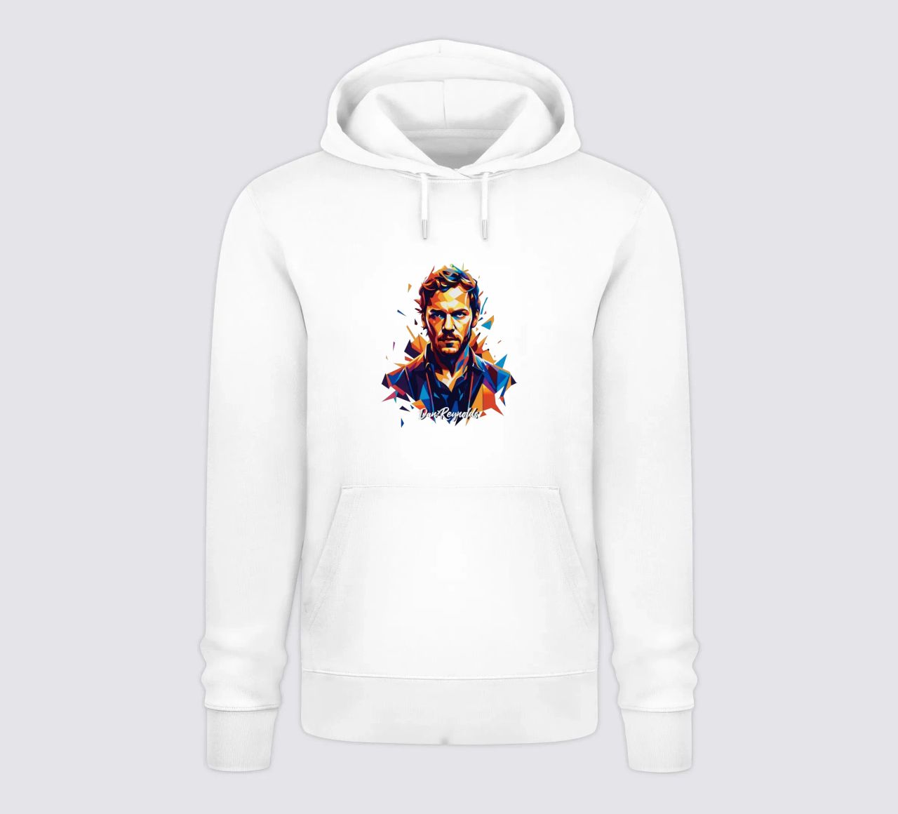 Dan Reynolds Portrait in WPAP Pop Art felpa con cappuccio da vectorartnesia