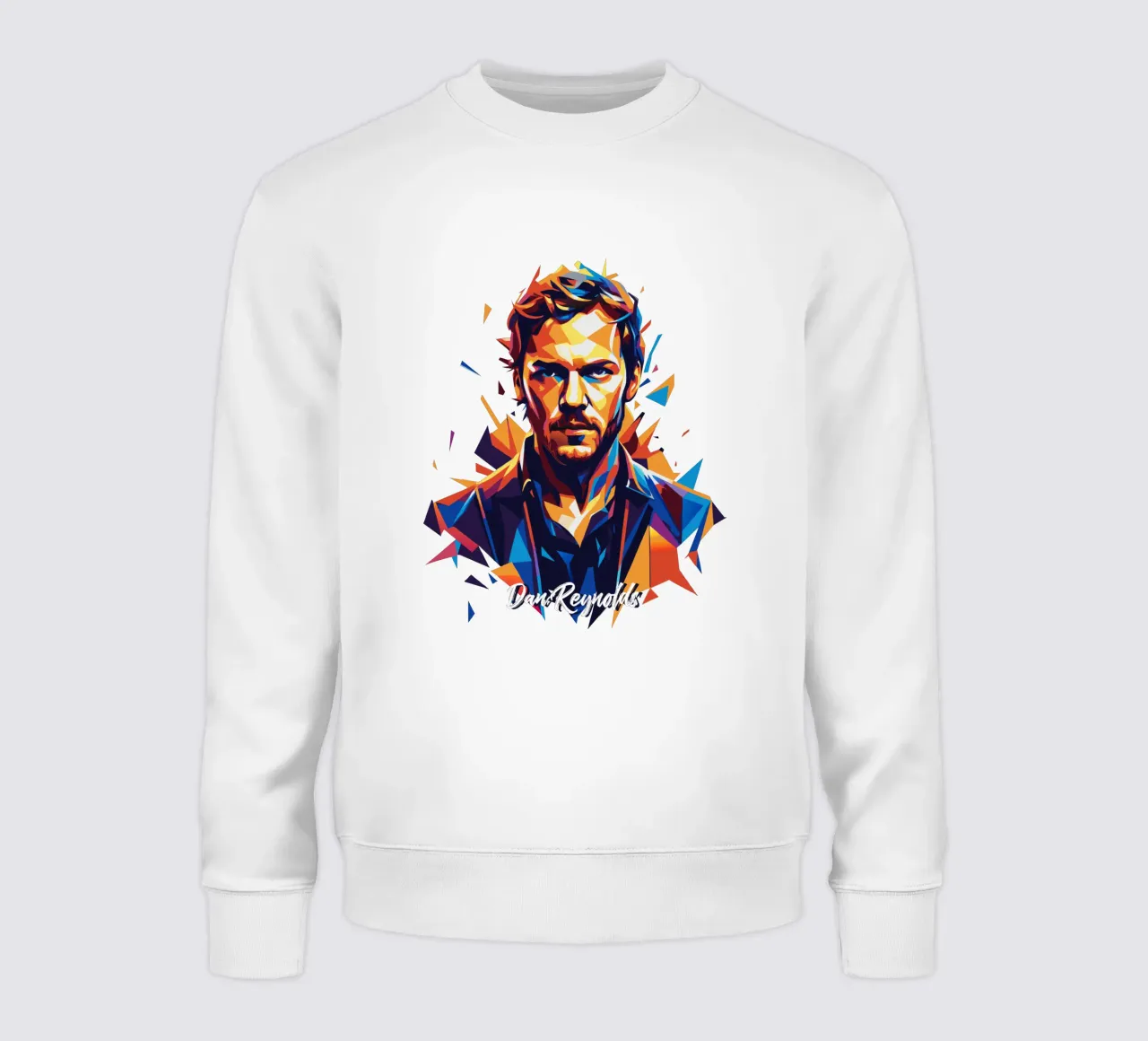 Dan Reynolds Portrait in WPAP Pop Art felpa da vectorartnesia