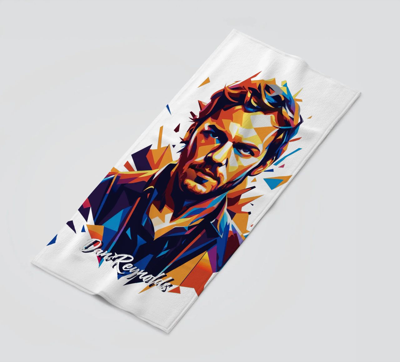 Dan Reynolds Portrait in WPAP Pop Art telo mare da vectorartnesia