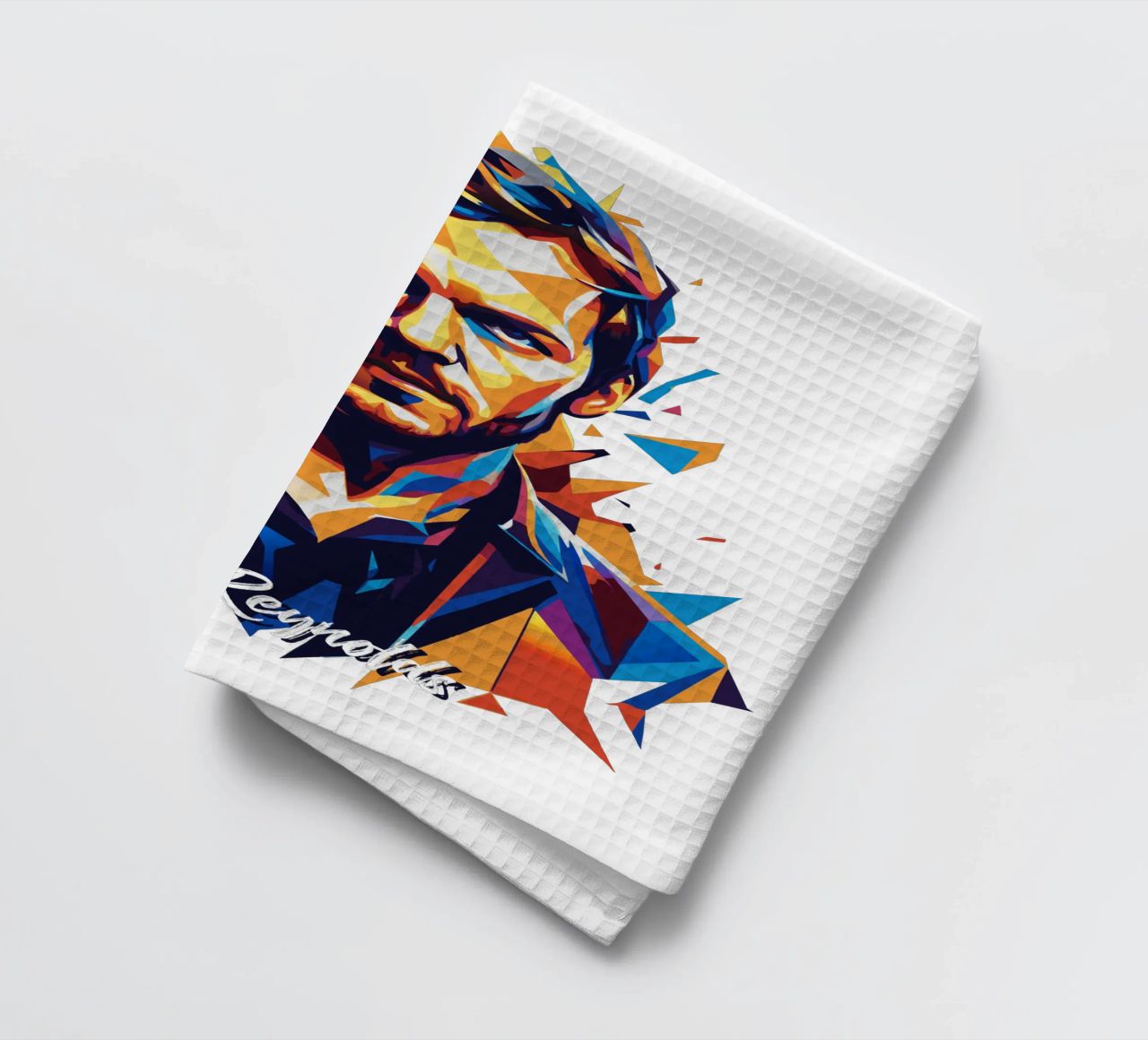 Dan Reynolds Portrait in WPAP Pop Art canovaccio da cucina da vectorartnesia