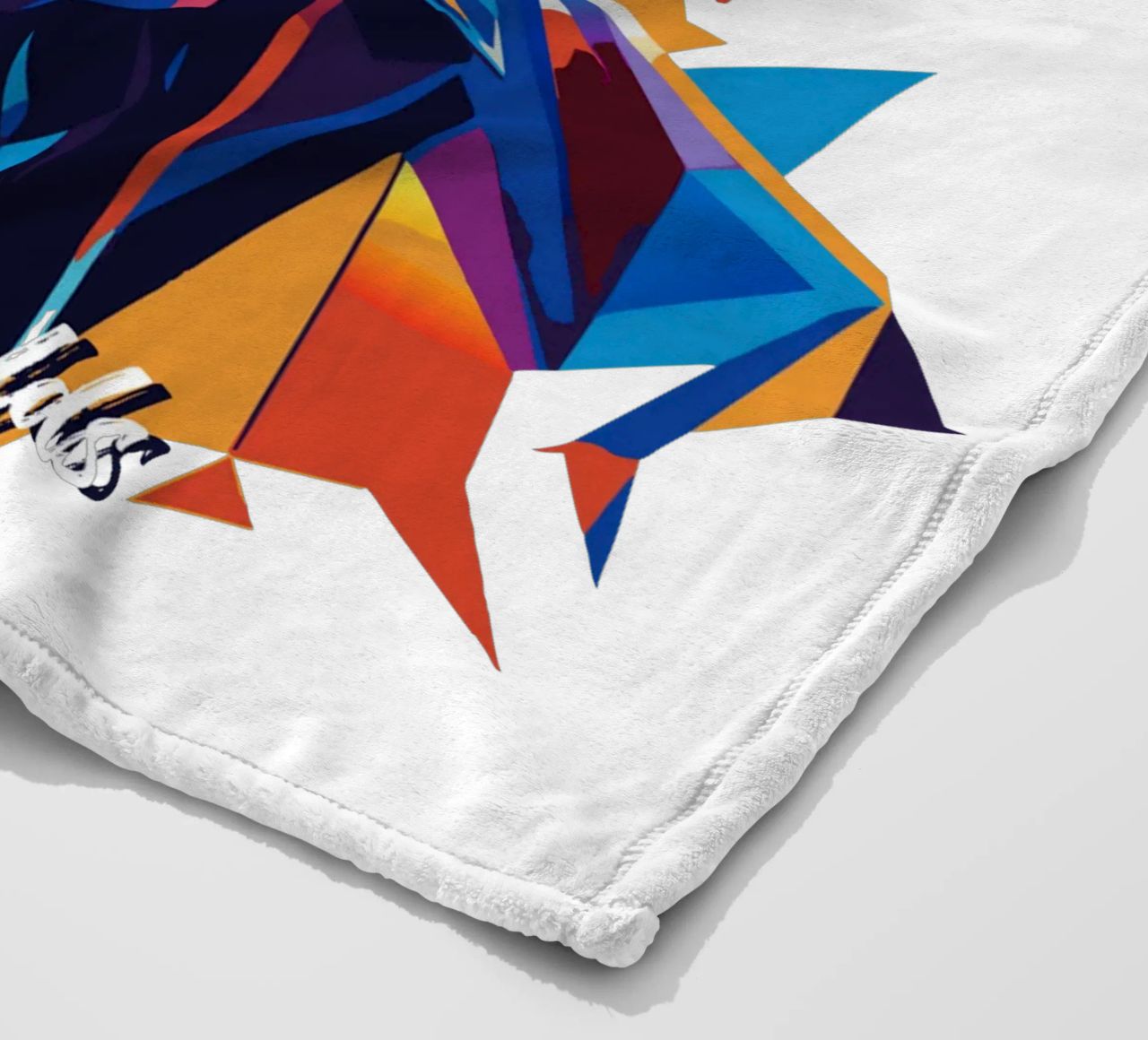 Dan Reynolds Portrait in WPAP Pop Art coperta in pile da vectorartnesia