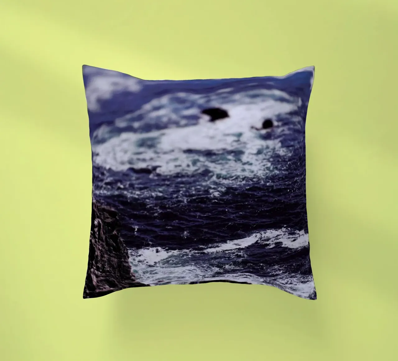 Blue Ocean cuscino da Leah Flores