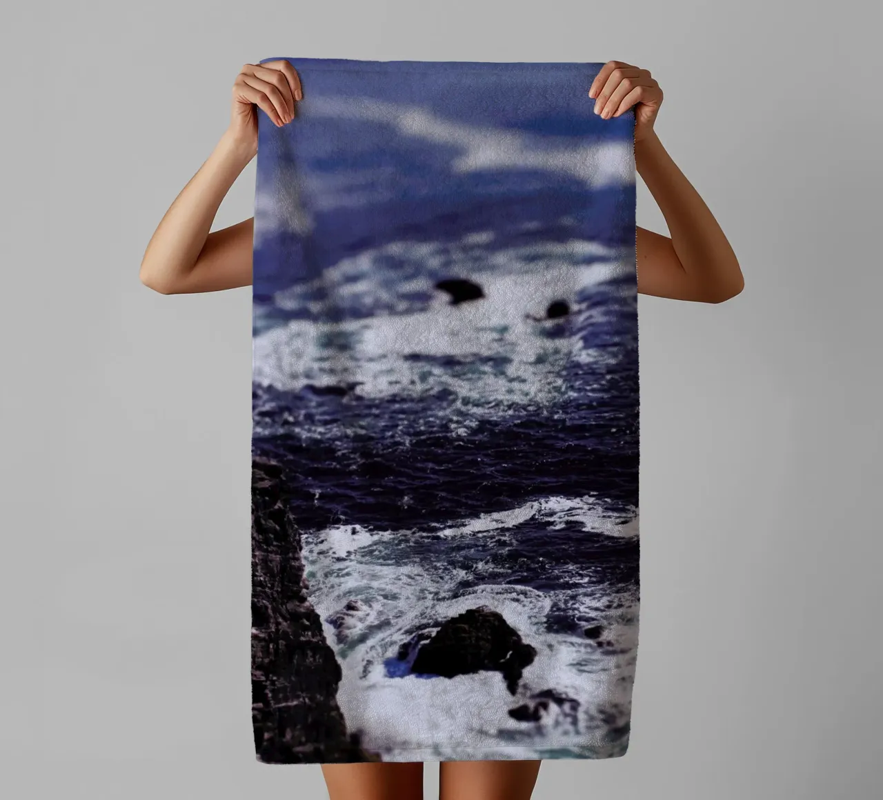 Blue Ocean asciugamano da bagno da Leah Flores