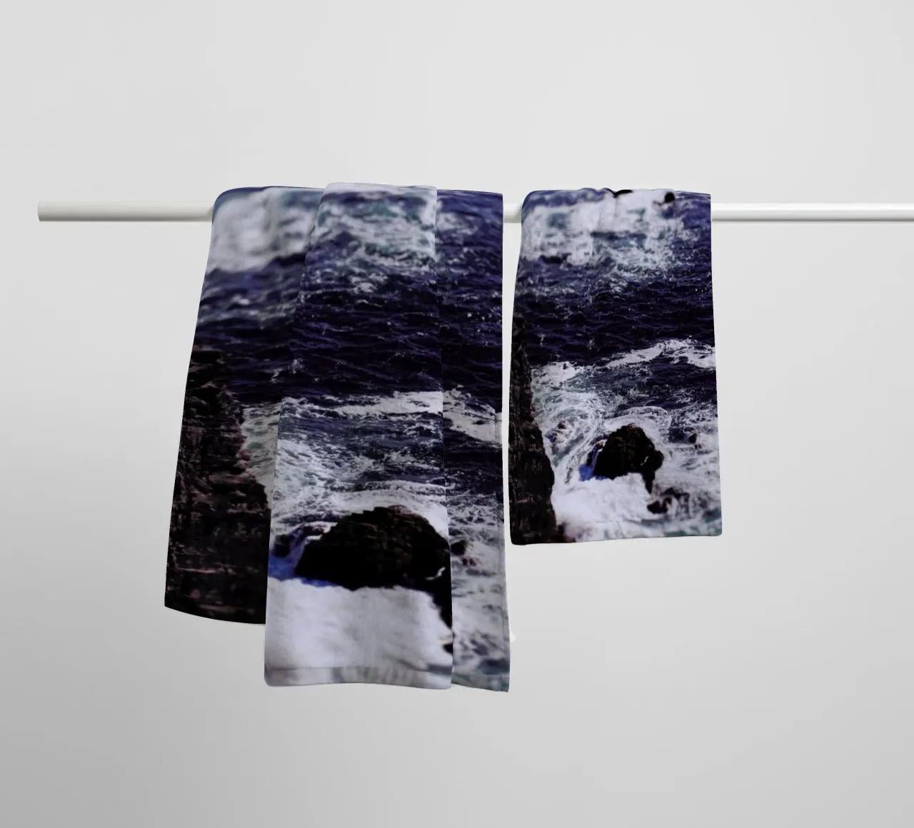 Blue Ocean asciugamano da bagno da Leah Flores