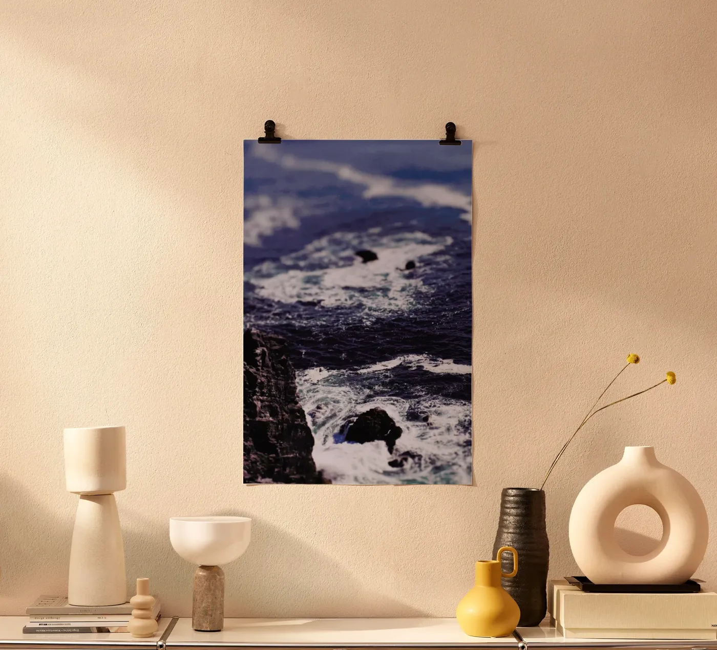 Blue Ocean poster by Leah Flores