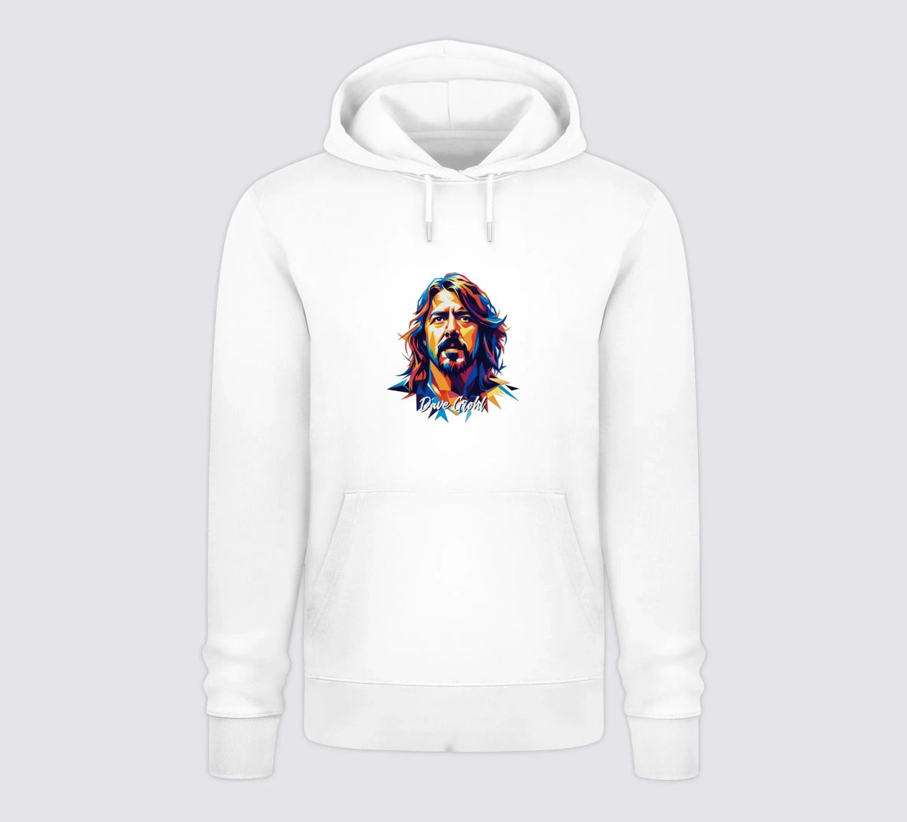 Dave Grohl Portrait in WPAP Pop Art felpa con cappuccio da vectorartnesia