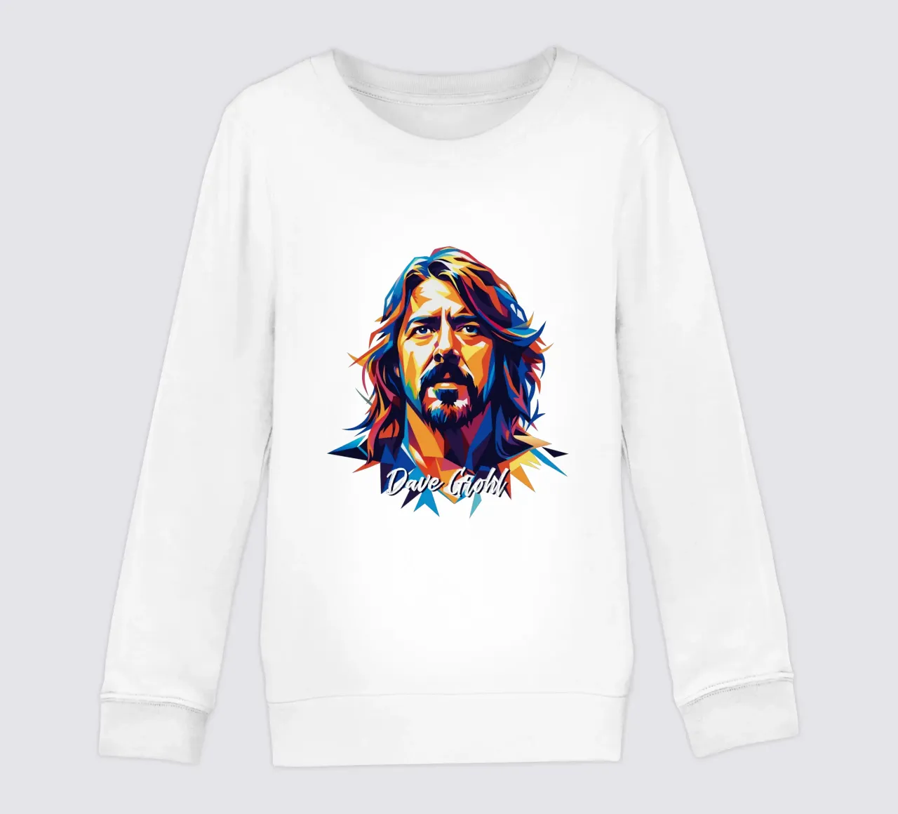 Dave Grohl Portrait in WPAP Pop Art felpa bambino da vectorartnesia
