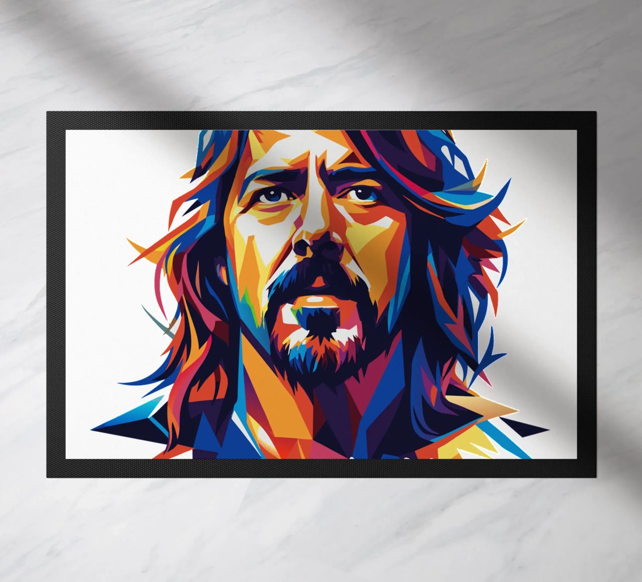 Dave Grohl Portrait in WPAP Pop Art zerbino da vectorartnesia