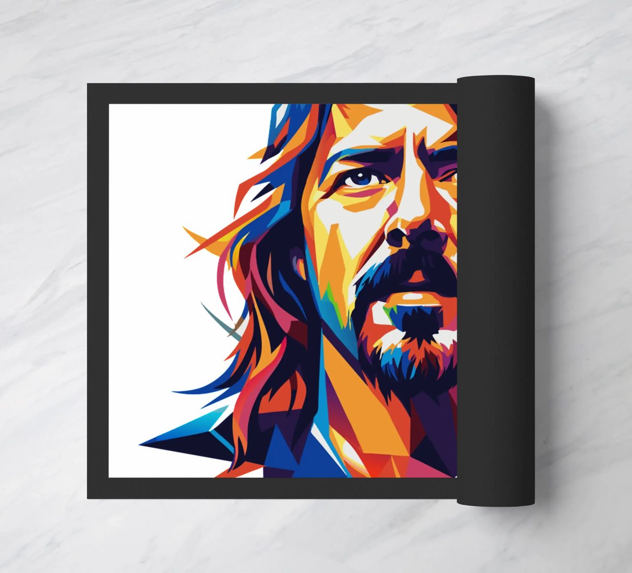Dave Grohl Portrait in WPAP Pop Art zerbino da vectorartnesia