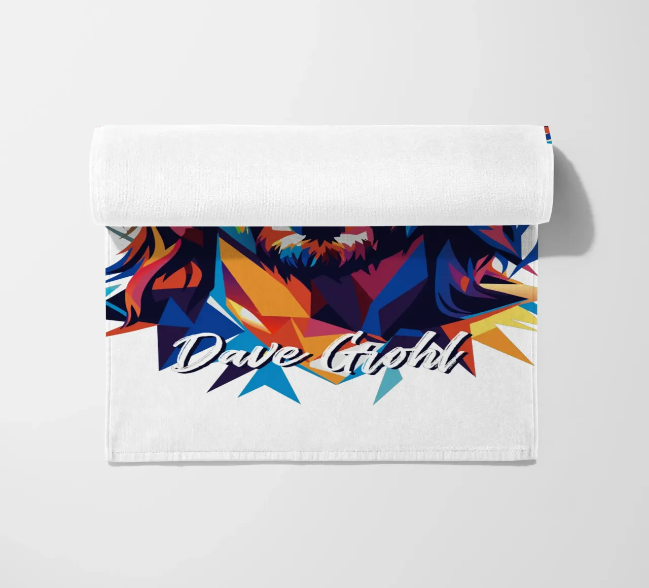 Dave Grohl Portrait in WPAP Pop Art telo mare da vectorartnesia