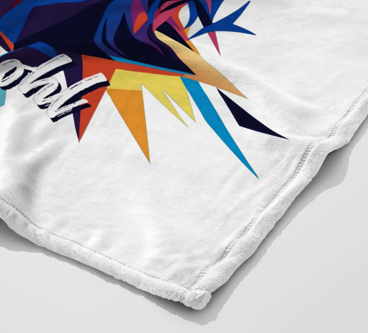 Dave Grohl Portrait in WPAP Pop Art coperta in pile da vectorartnesia