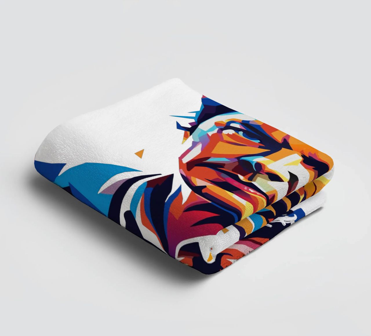 David Foster Portrait in WPAP Pop Art asciugamano da bagno da vectorartnesia