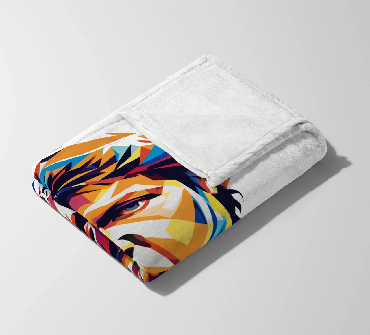 David Foster Portrait in WPAP Pop Art coperta in pile da vectorartnesia
