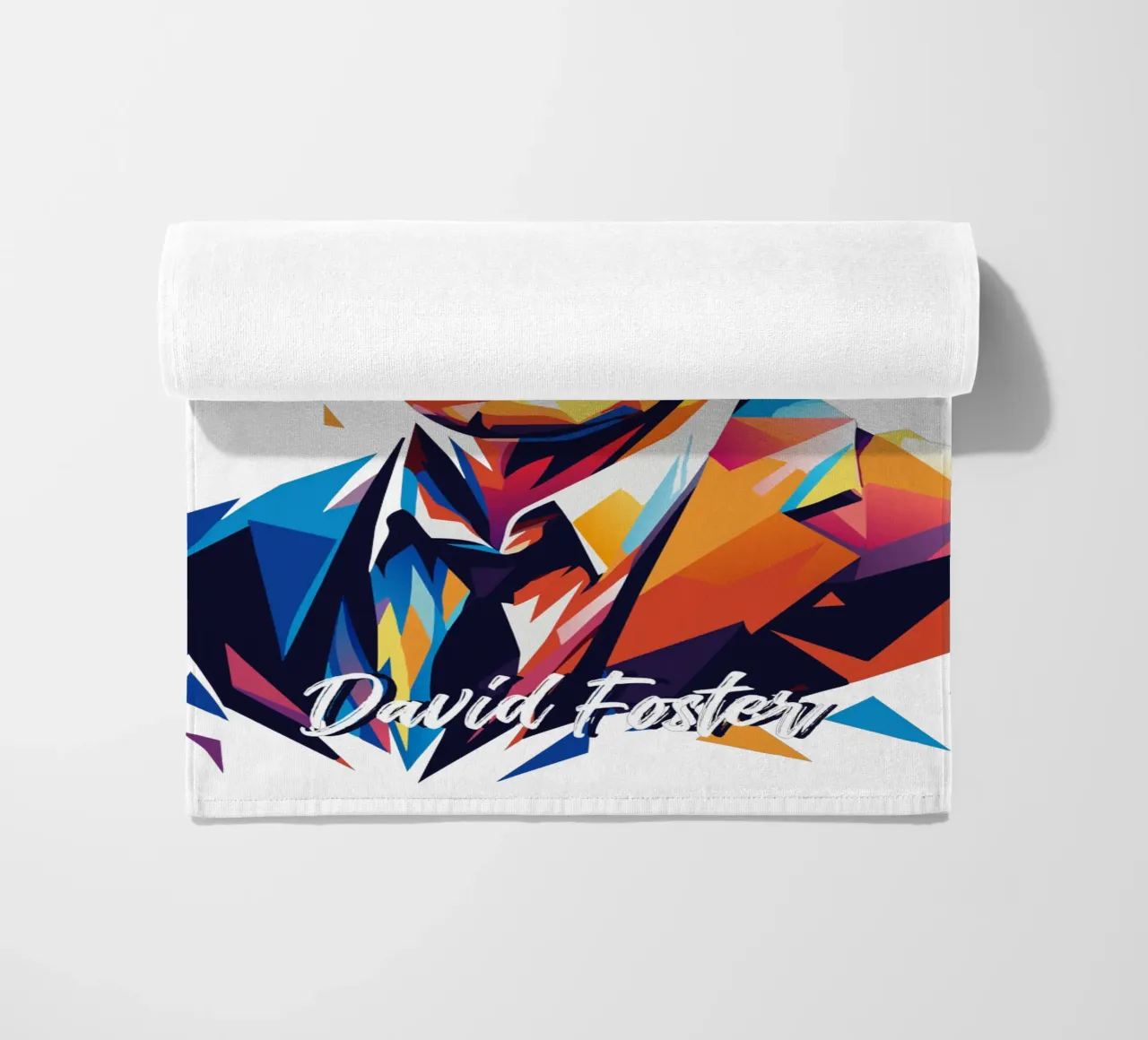 David Foster Portrait in WPAP Pop Art telo mare da vectorartnesia