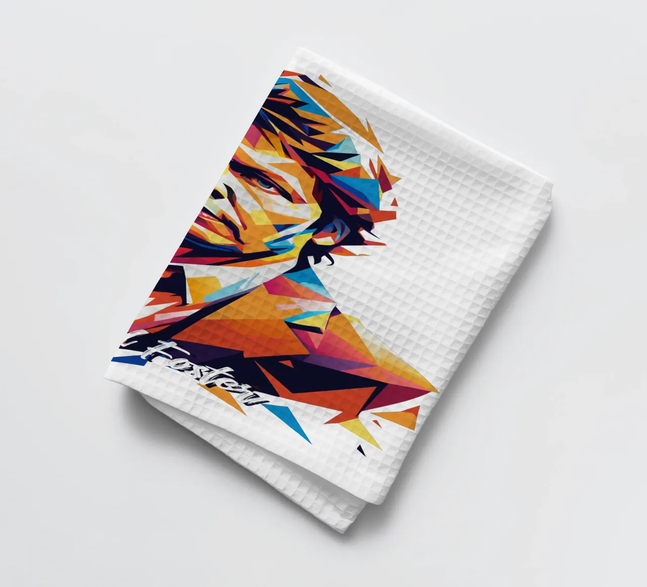 David Foster Portrait in WPAP Pop Art torchon de vectorartnesia