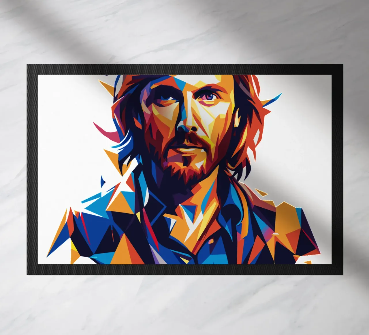 David Gueta Portrait in WPAP Pop Art zerbino da vectorartnesia