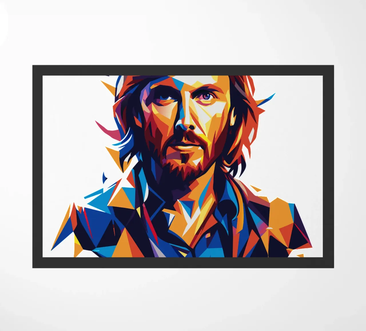 David Gueta Portrait in WPAP Pop Art zerbino da vectorartnesia