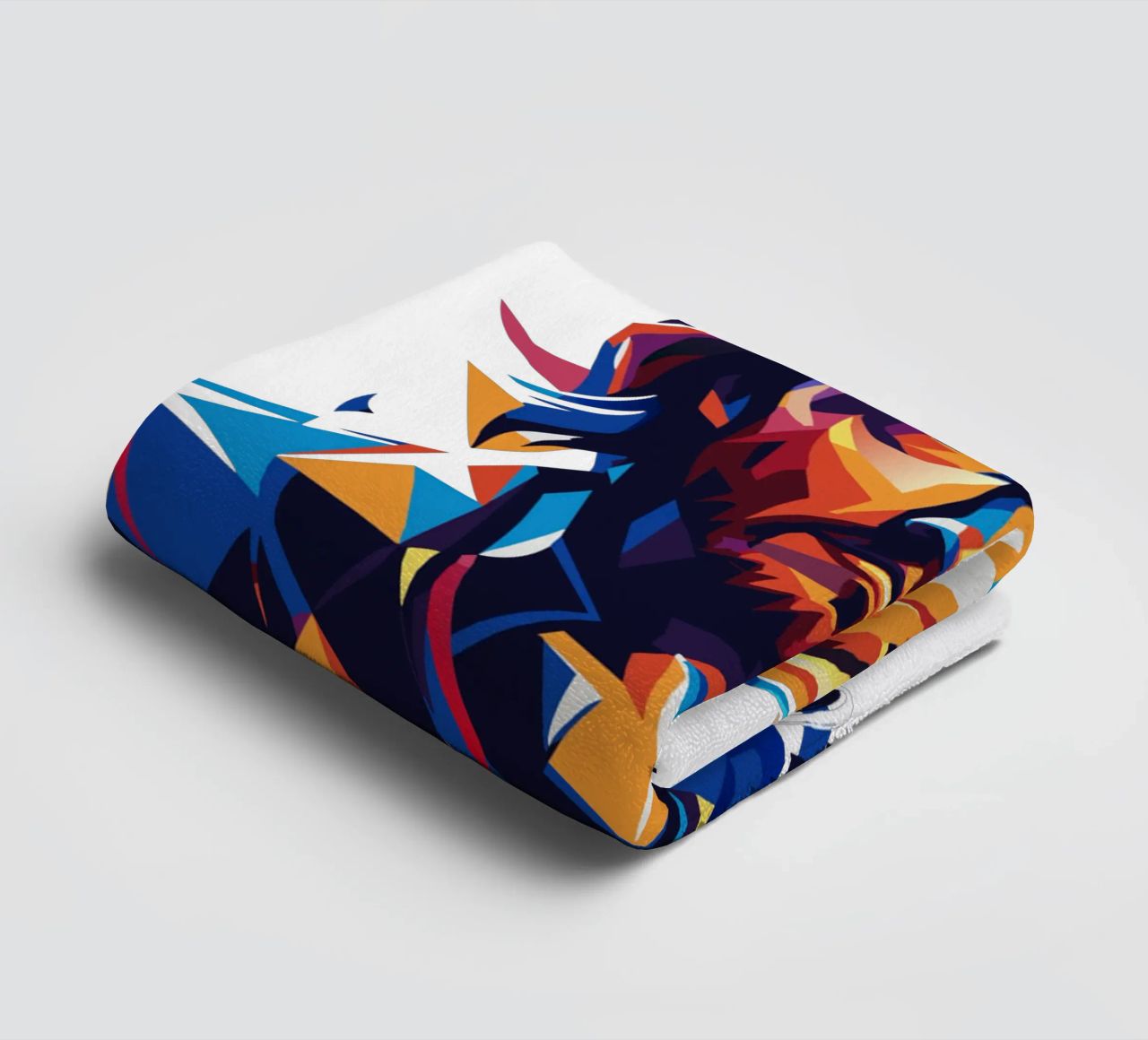 David Gueta Portrait in WPAP Pop Art asciugamano da bagno da vectorartnesia