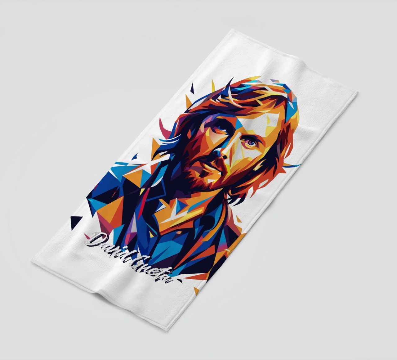 David Gueta Portrait in WPAP Pop Art telo mare da vectorartnesia