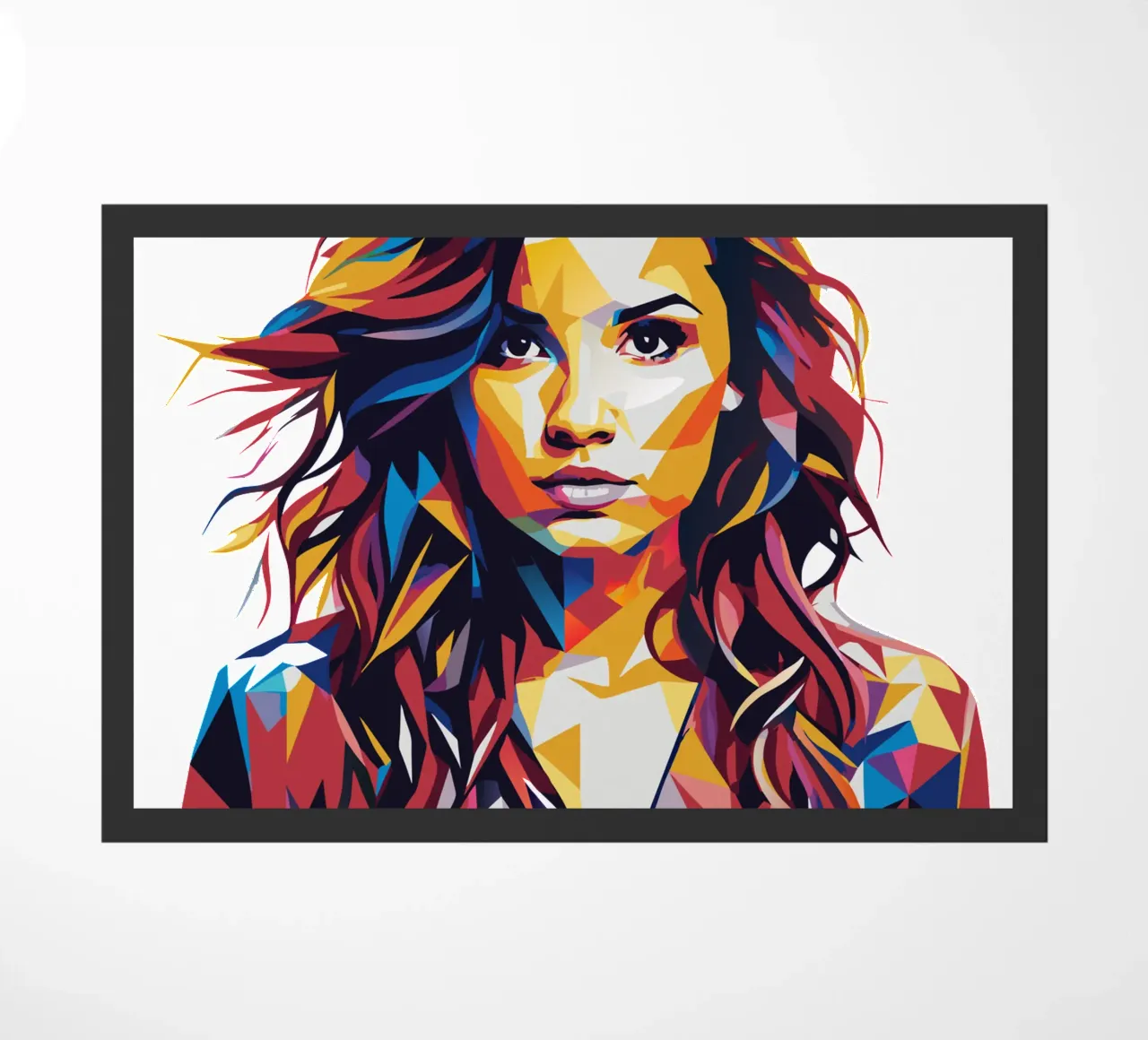 Demi Levato Portrait in WPAP Pop Art zerbino da vectorartnesia