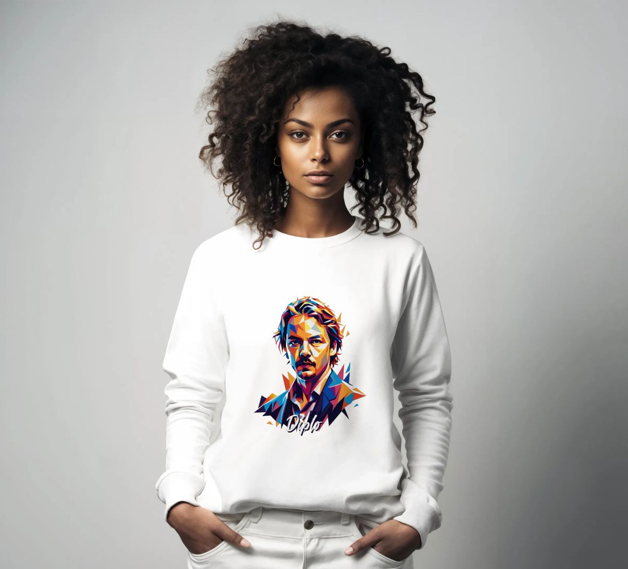 Diplo Portrait in WPAP Pop Art felpa da vectorartnesia