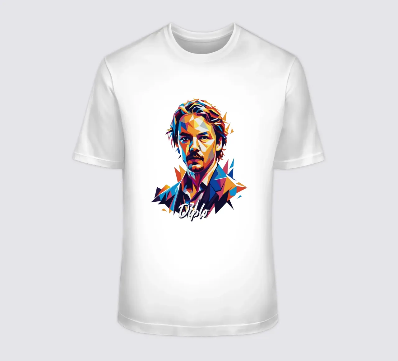 Diplo Portrait in WPAP Pop Art camiseta de vectorartnesia