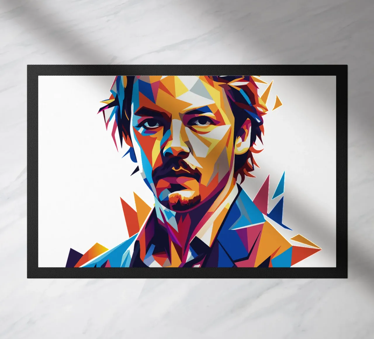 Diplo Portrait in WPAP Pop Art zerbino da vectorartnesia