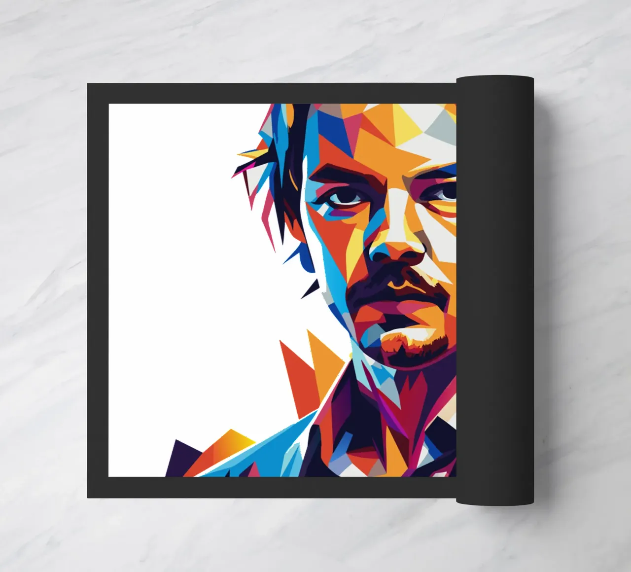 Diplo Portrait in WPAP Pop Art zerbino da vectorartnesia