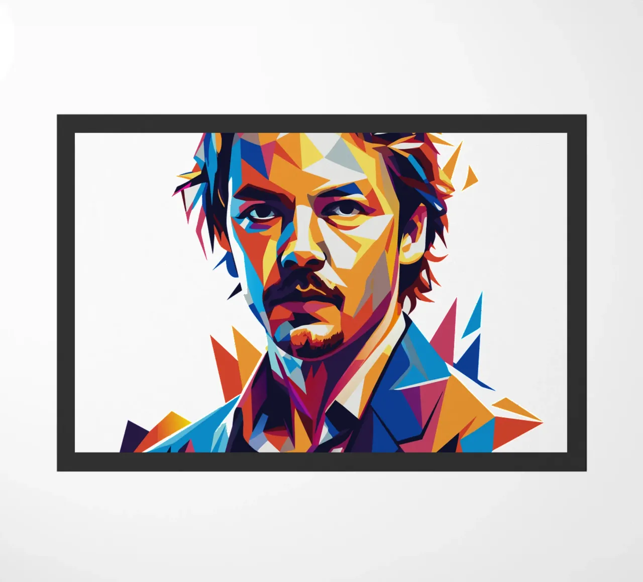 Diplo Portrait in WPAP Pop Art zerbino da vectorartnesia