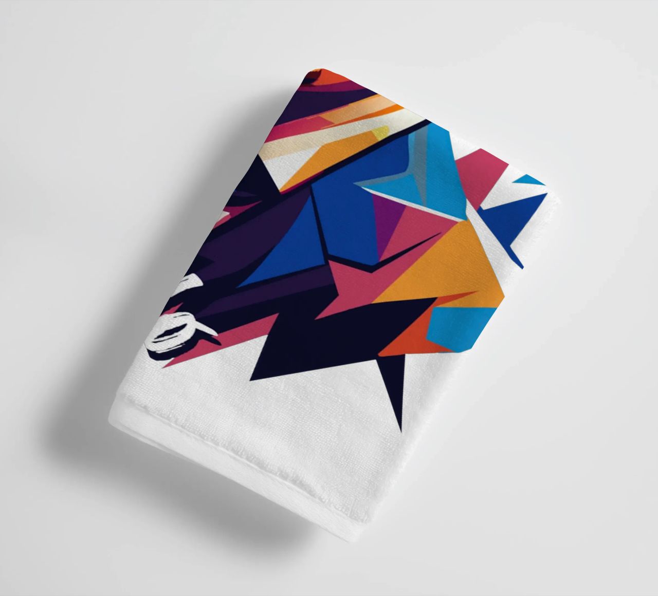 Diplo Portrait in WPAP Pop Art asciugamano da bagno da vectorartnesia