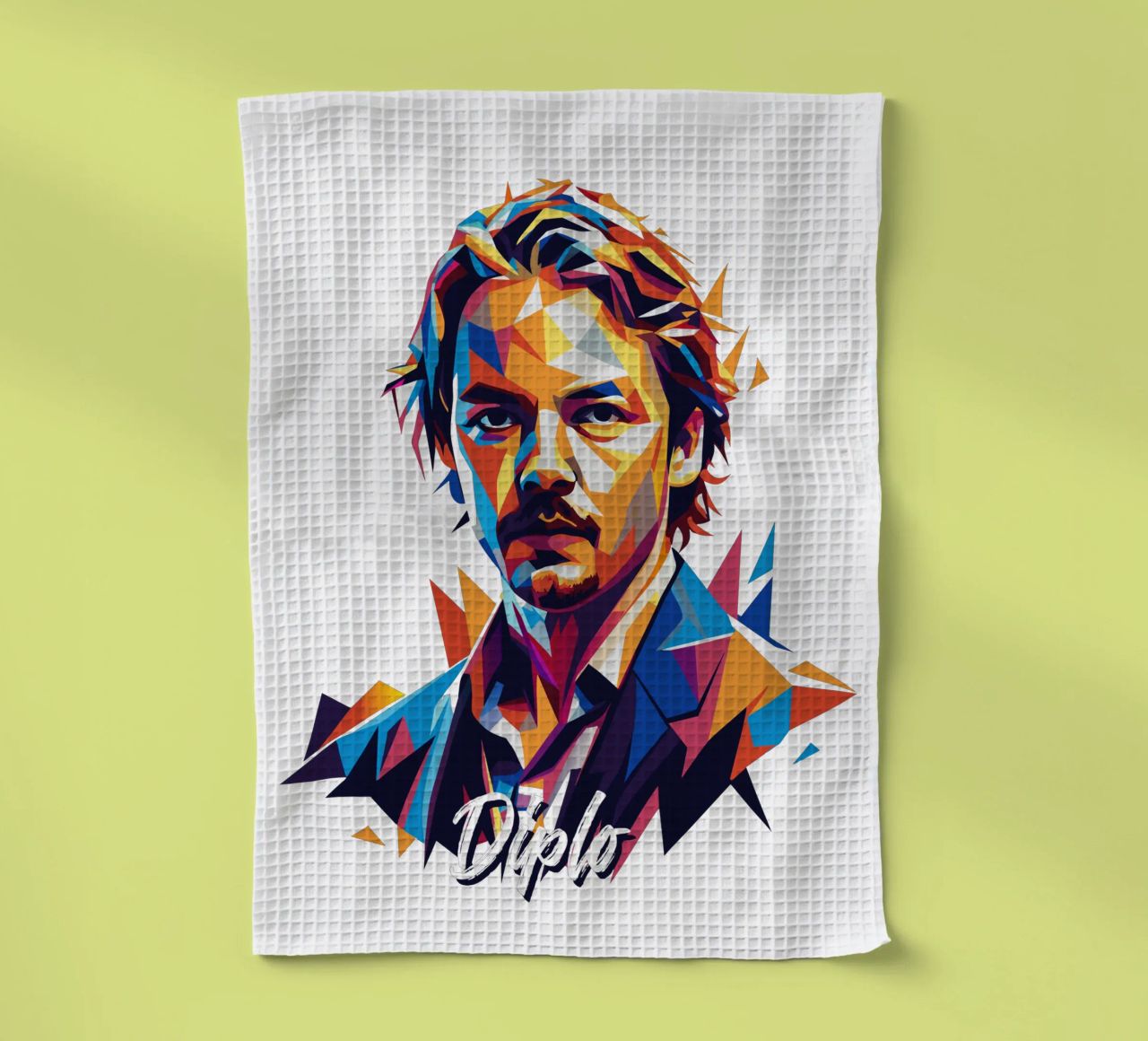 Diplo Portrait in WPAP Pop Art canovaccio da cucina da vectorartnesia