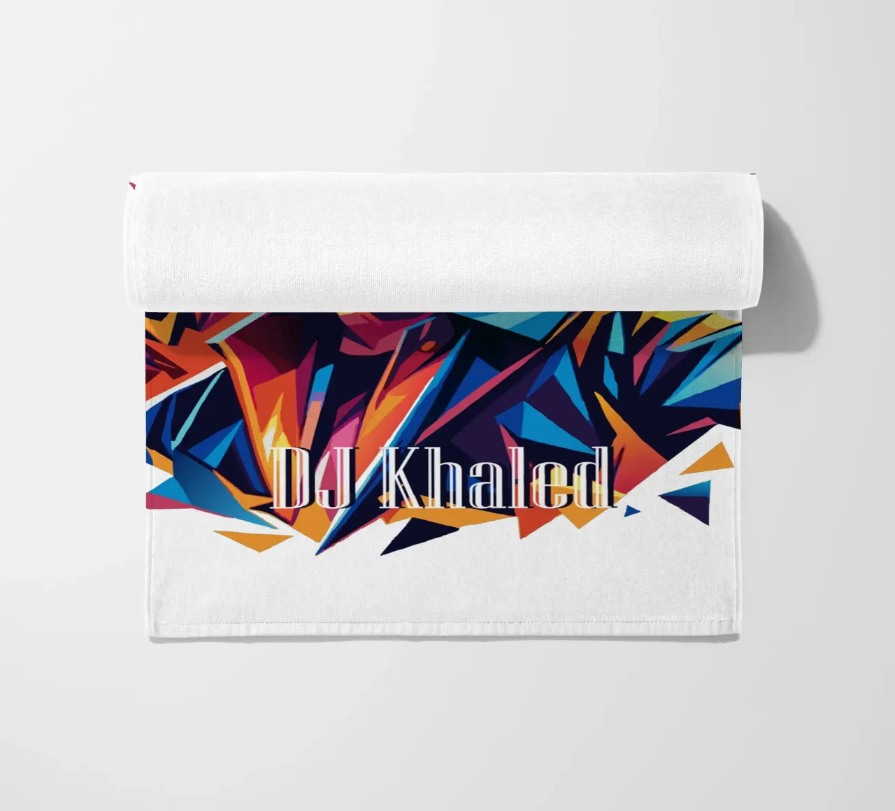 DJ Khaled Portrait in WPAP Pop Art telo mare da vectorartnesia