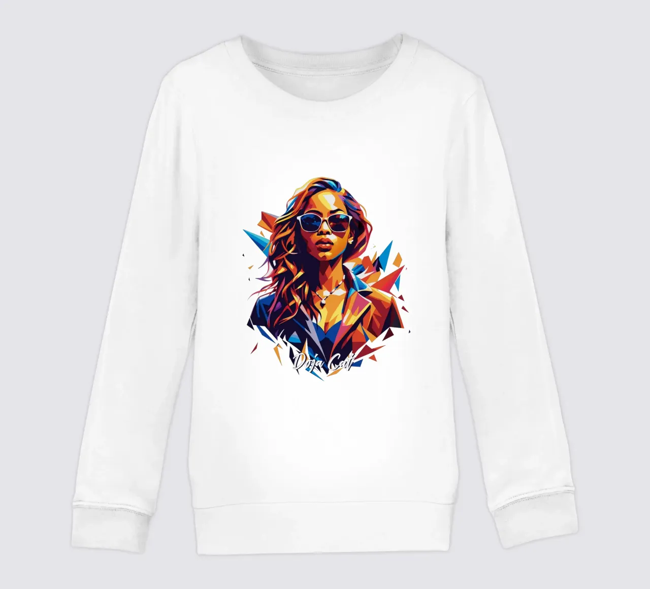 Doja Cat Portrait in WPAP Pop Art felpa bambino da vectorartnesia