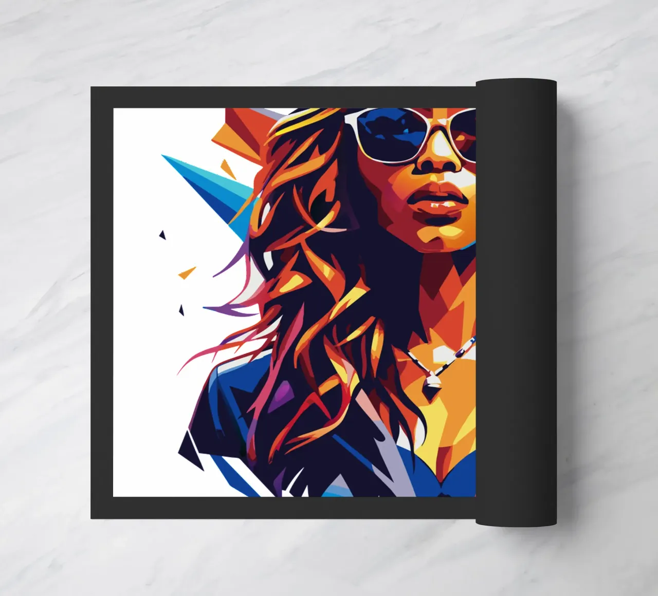 Doja Cat Portrait in WPAP Pop Art zerbino da vectorartnesia