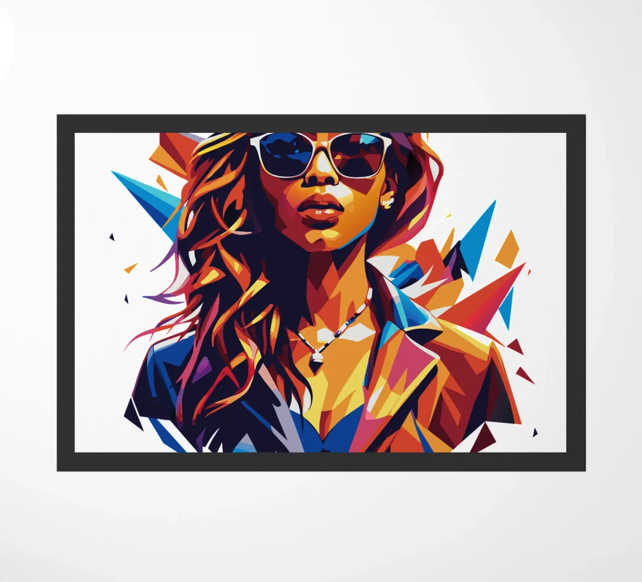 Doja Cat Portrait in WPAP Pop Art zerbino da vectorartnesia