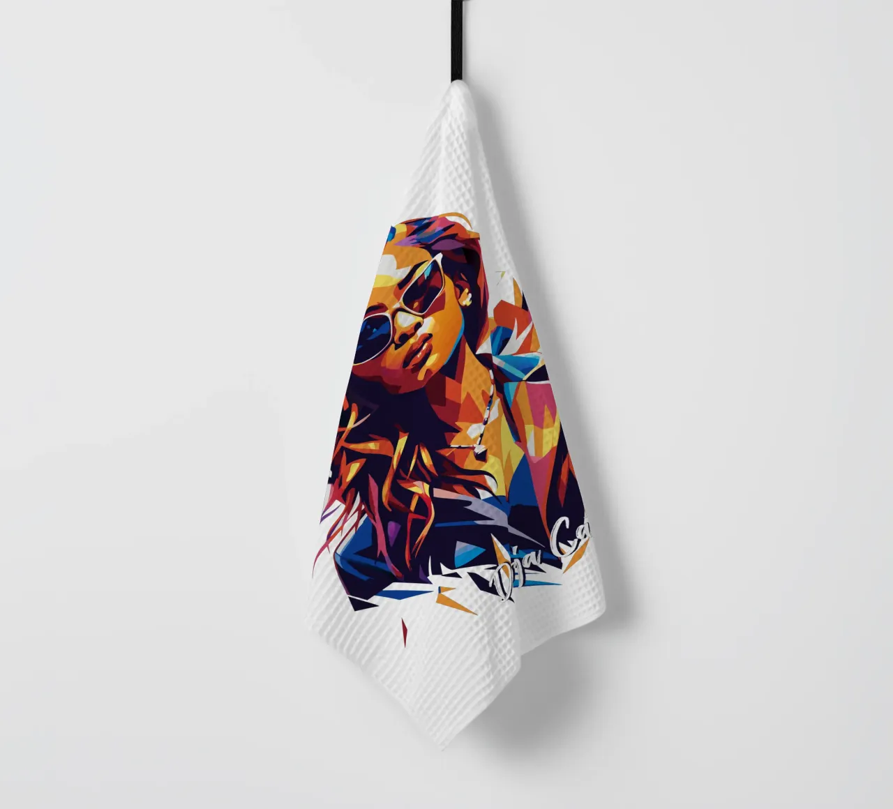 Doja Cat Portrait in WPAP Pop Art canovaccio da cucina da vectorartnesia