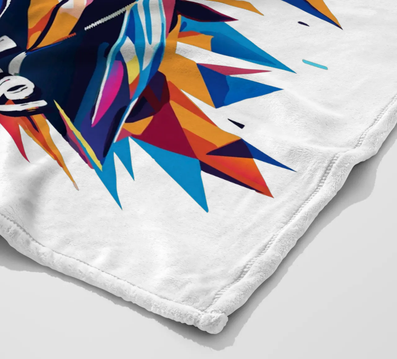 Drake Portrait in WPAP Pop Art coperta in pile da vectorartnesia