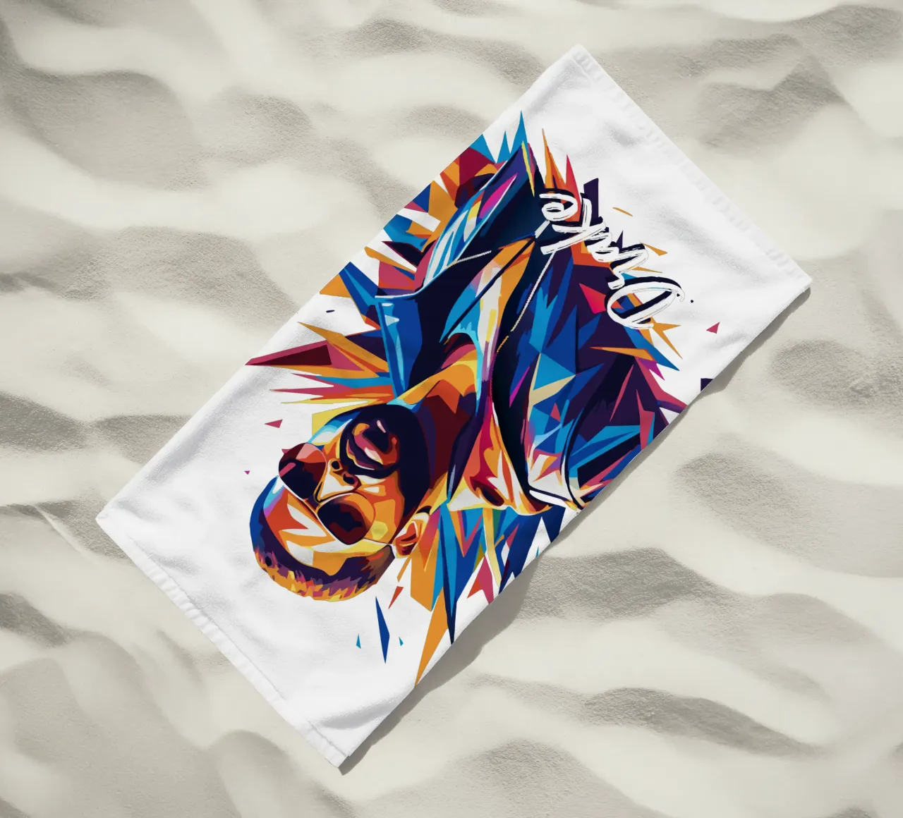 Drake Portrait in WPAP Pop Art telo mare da vectorartnesia