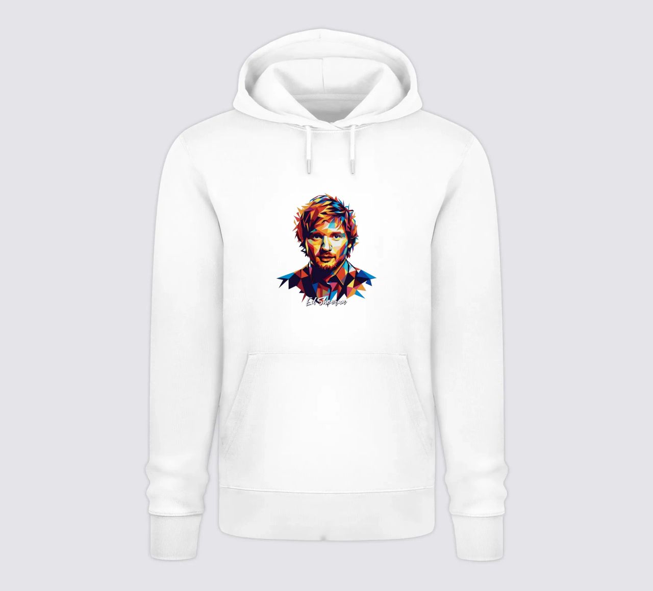 Ed Sheeran Portrait in WPAP Pop Art felpa con cappuccio da vectorartnesia