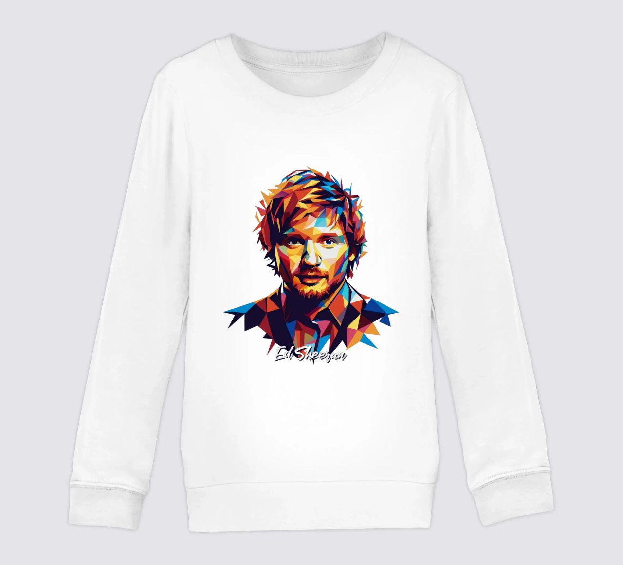 Ed Sheeran Portrait in WPAP Pop Art felpa bambino da vectorartnesia